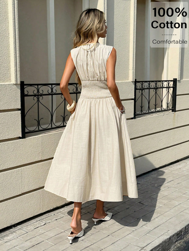 Rochie maxi SHEIN, bej