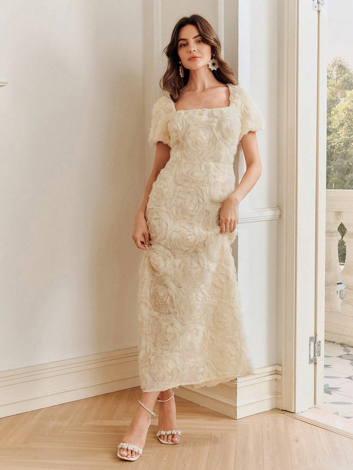 Rochie maxi SHEIN, galben