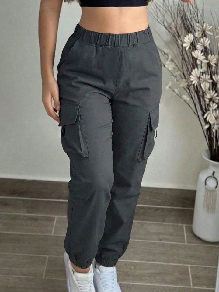 Pantaloni SHEIN, gri