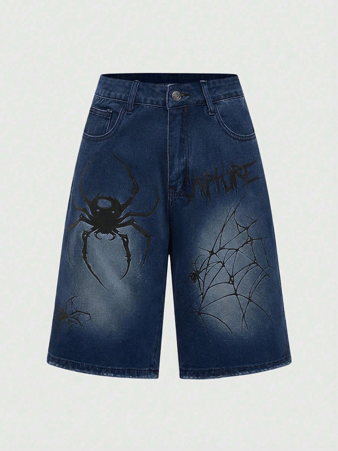 Pantaloni scurți SHEIN, albastru