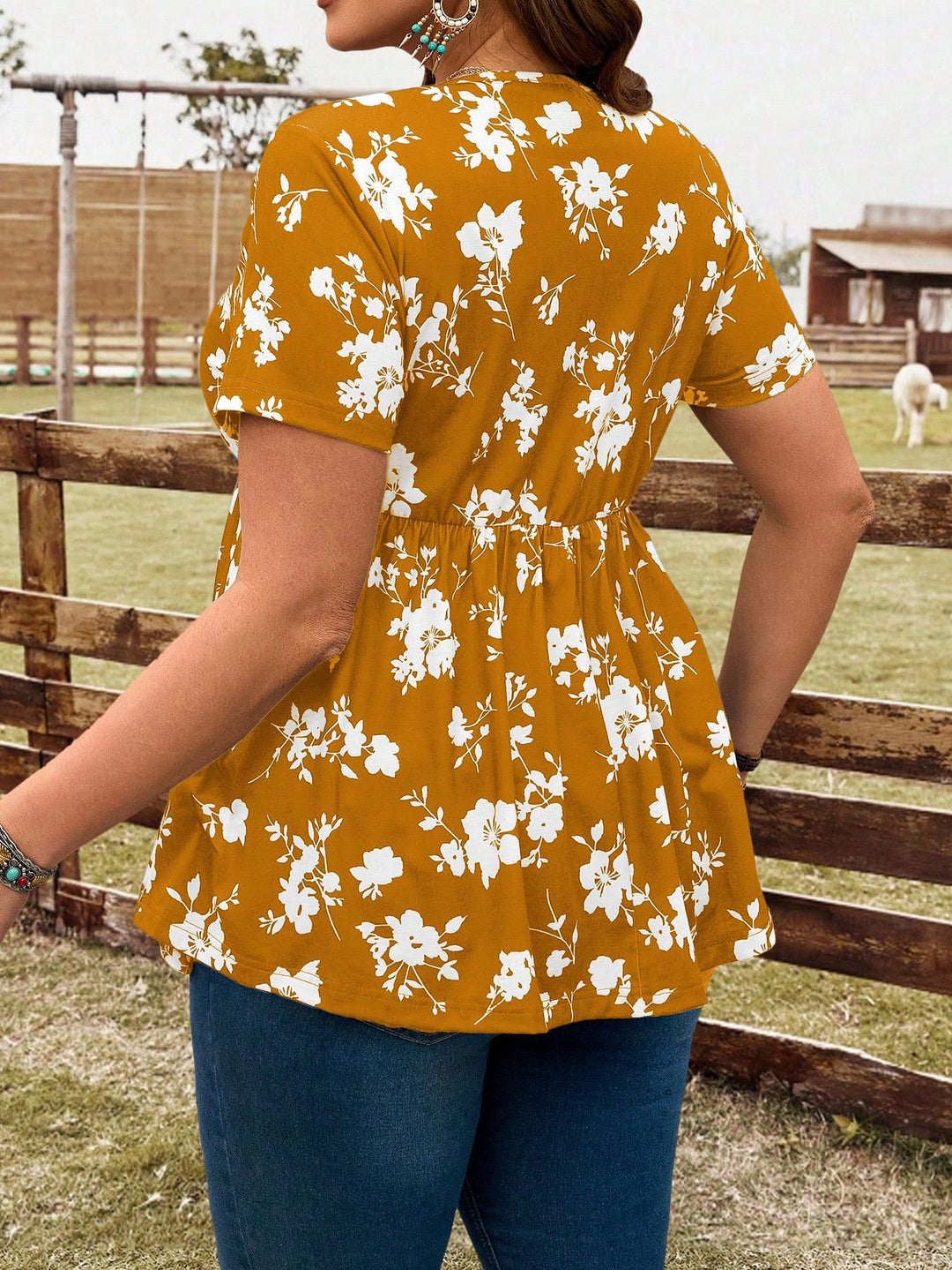 Tricou SHEIN, galben
