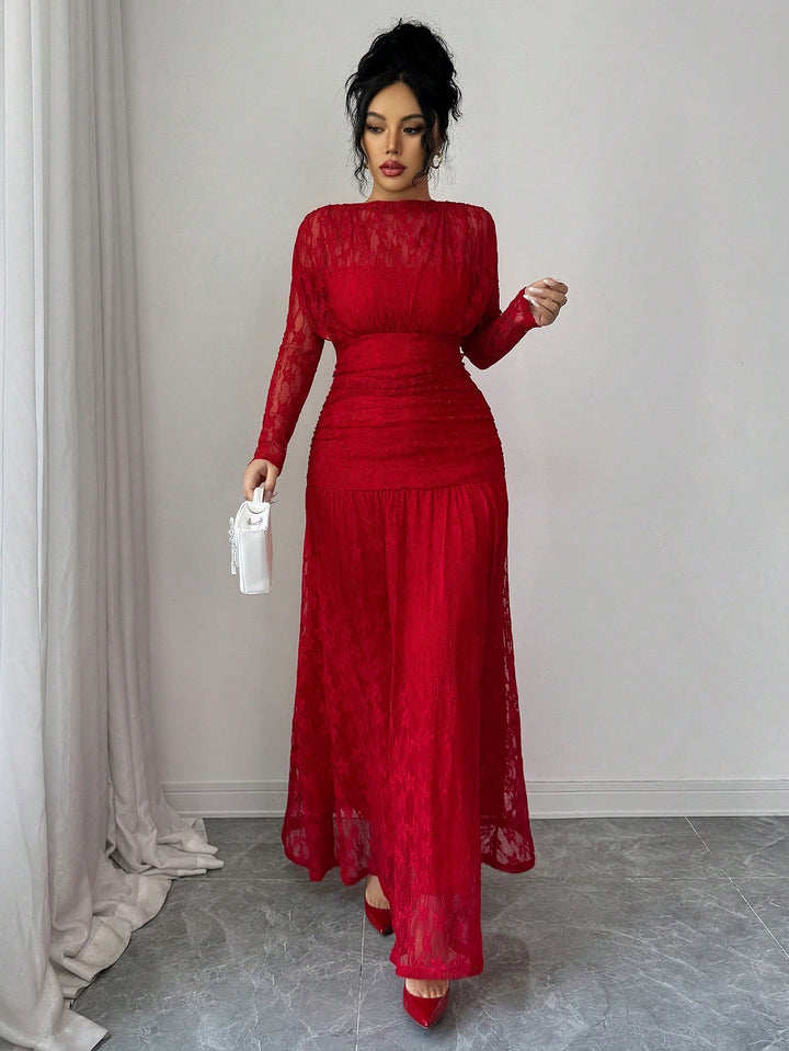Rochie maxi SHEIN, roșu