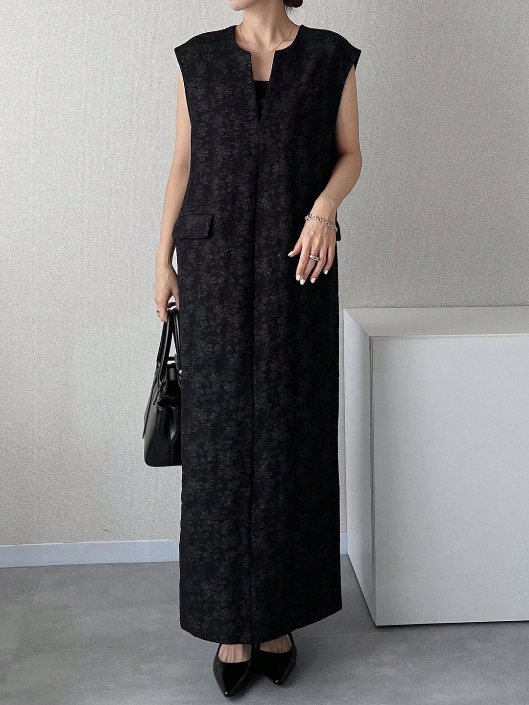 Rochie maxi SHEIN, negru