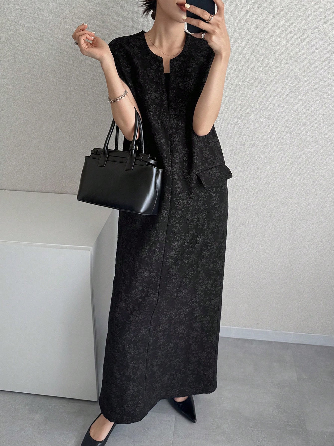 Rochie maxi SHEIN, negru