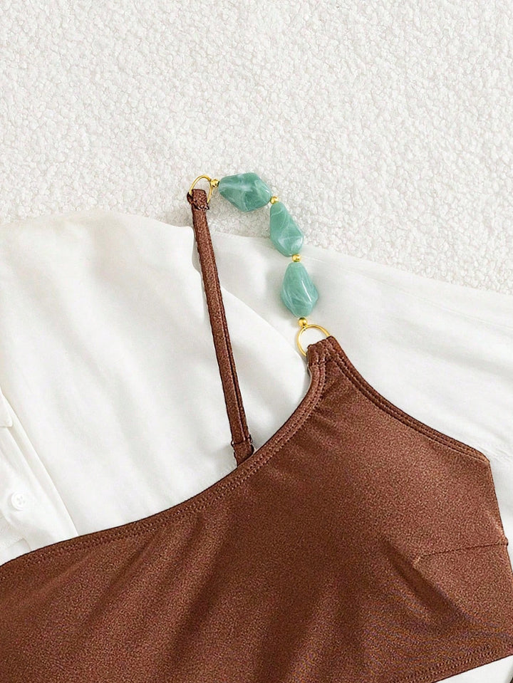 Set bikini SHEIN, maro