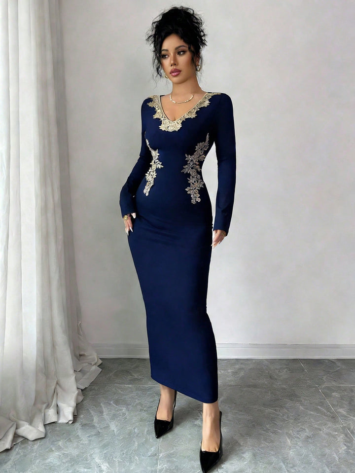 Rochie midi SHEIN, albastru