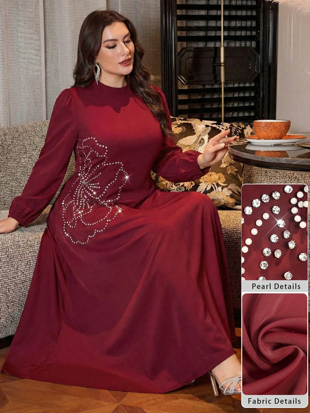 Rochie SHEIN, vișiniu