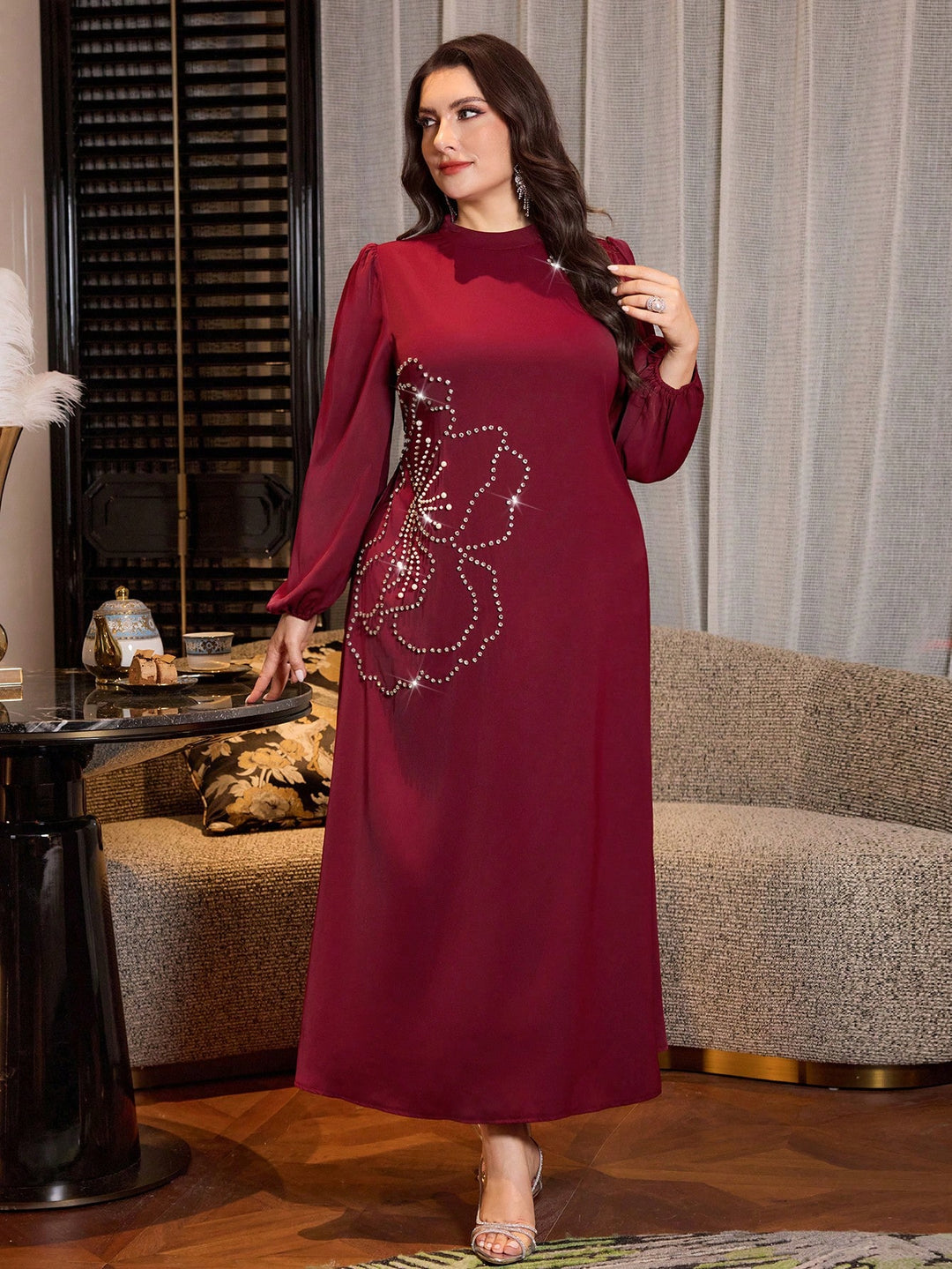 Rochie SHEIN, vișiniu