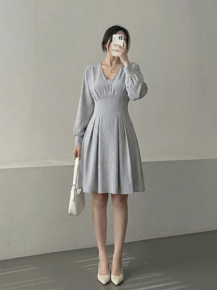 Rochie scurtă SHEIN, albastru
