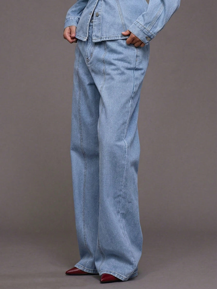 Jeans SHEIN, albastru