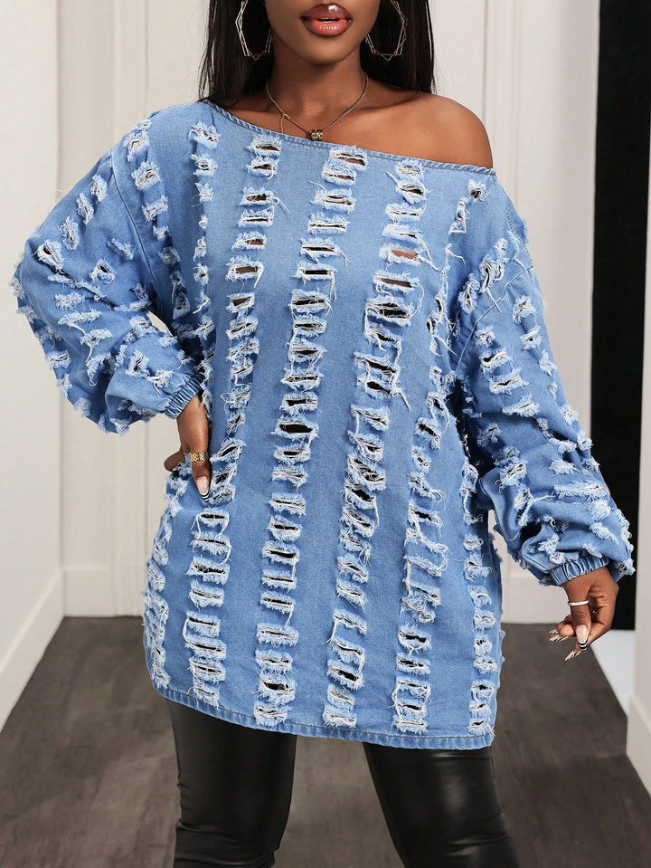 Top SHEIN, albastru