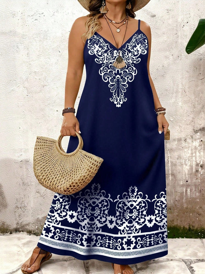 Rochie maxi SHEIN, albastru