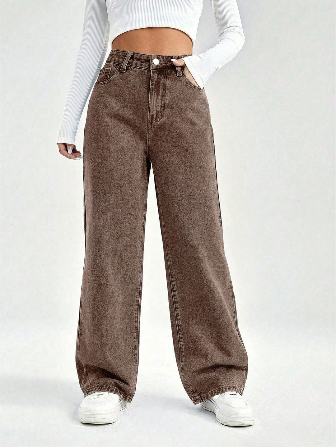 Jeans SHEIN, maro