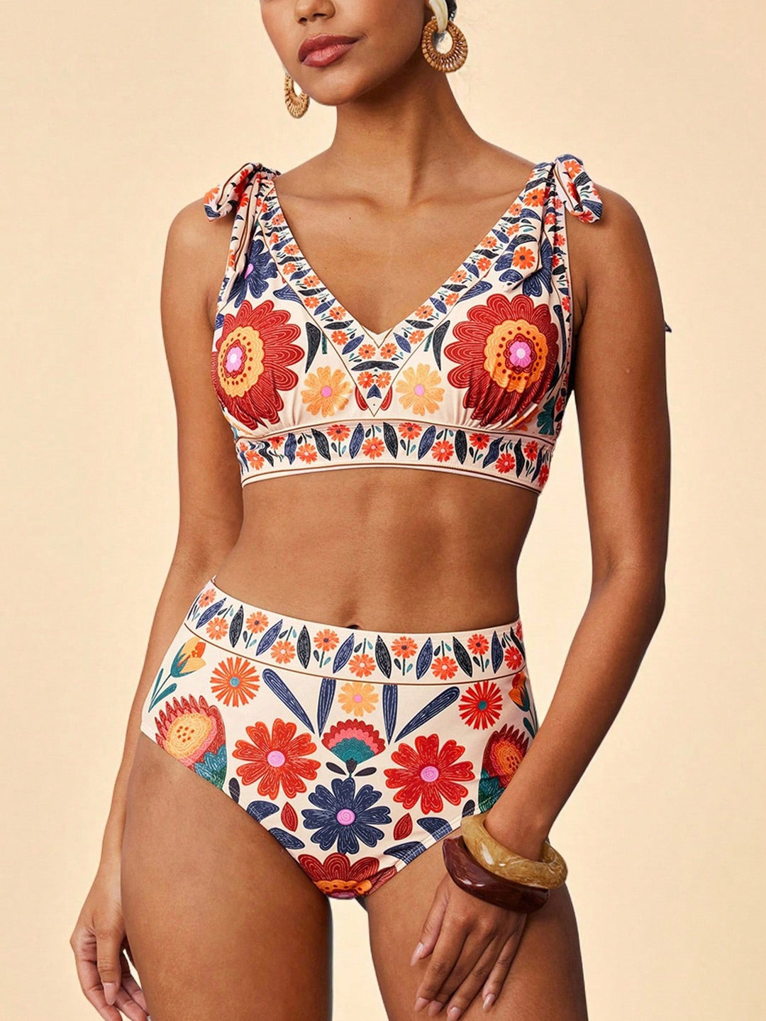 Set bikini SHEIN, mix culori