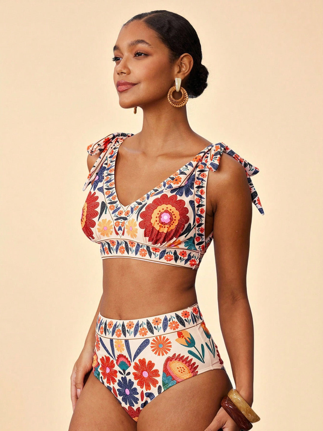 Set bikini SHEIN, mix culori