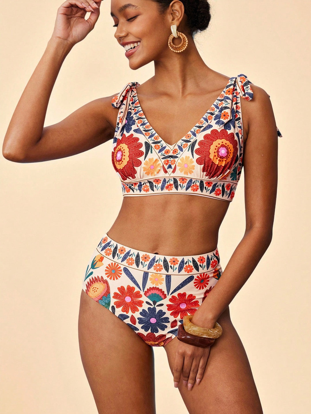 Set bikini SHEIN, mix culori