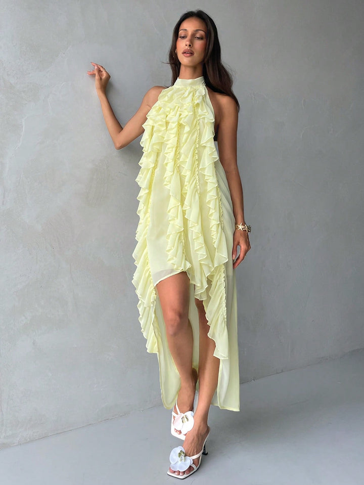 Rochie midi SHEIN, galben