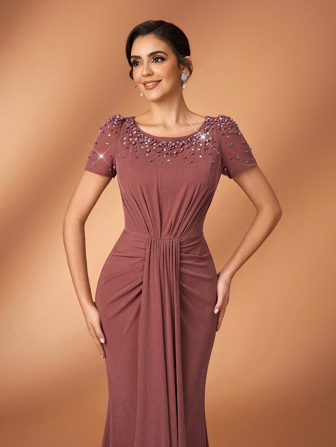 Rochie SHEIN, maro