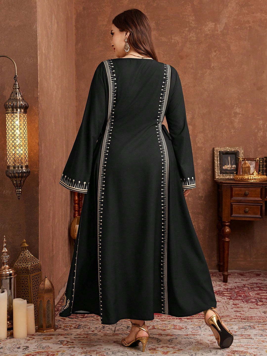 Rochie maxi SHEIN, negru