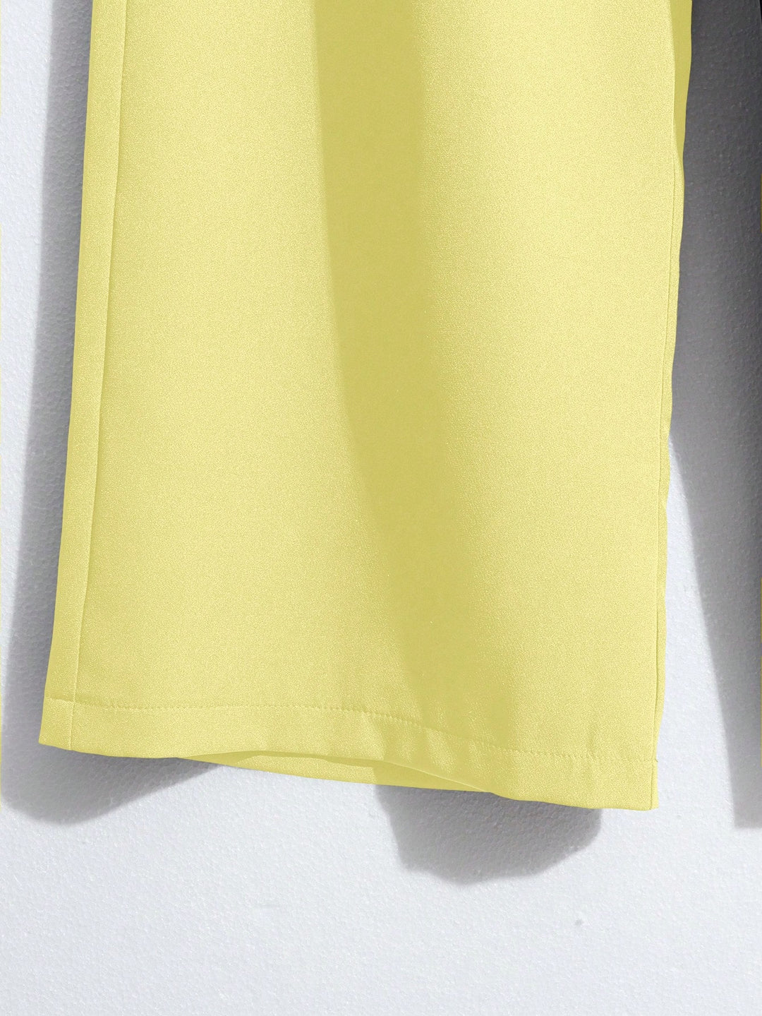 Pantaloni SHEIN, galben