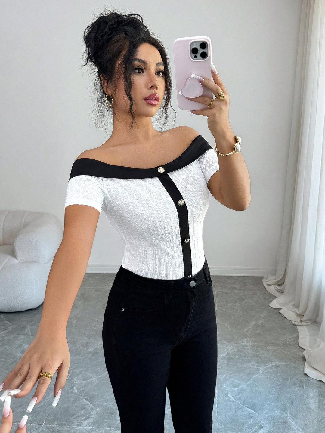 Tricou SHEIN, negru
