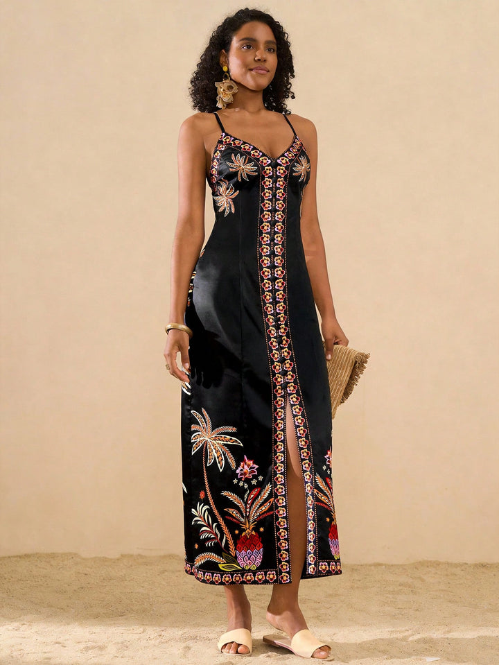 Rochie maxi SHEIN, negru