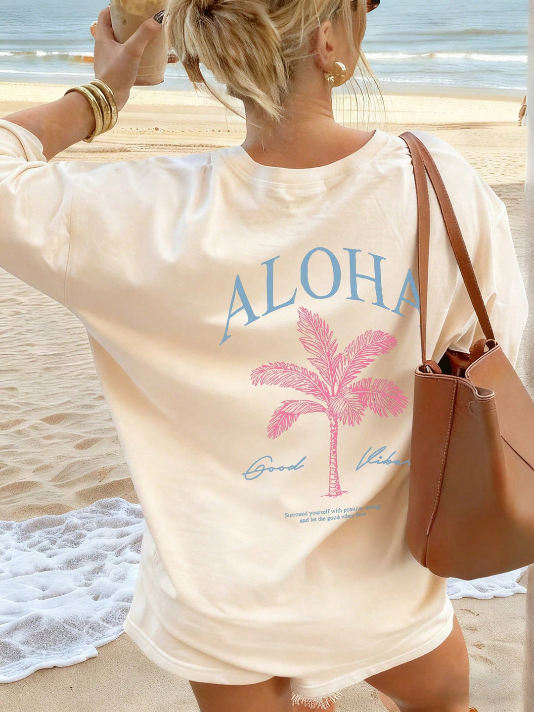 Tricou SHEIN, bej
