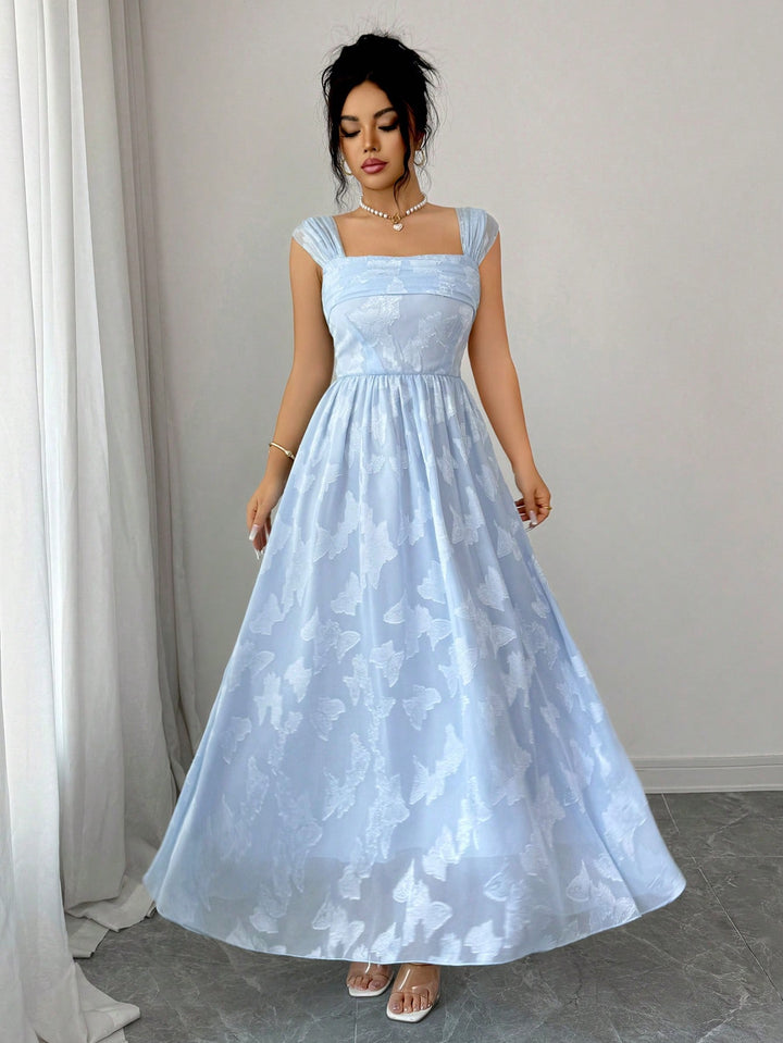 Rochie maxi SHEIN, albastru
