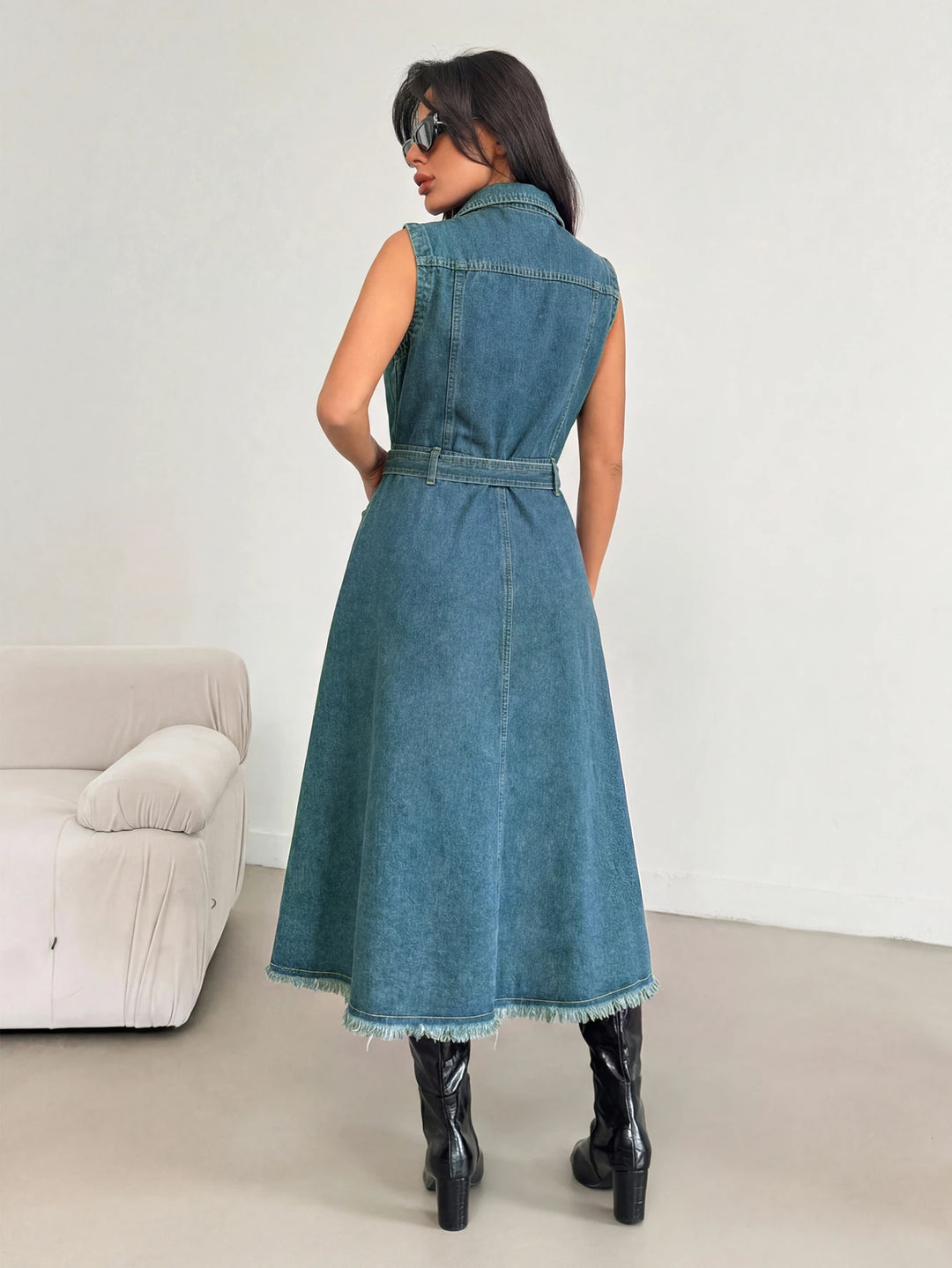 Rochie maxi SHEIN, albastru