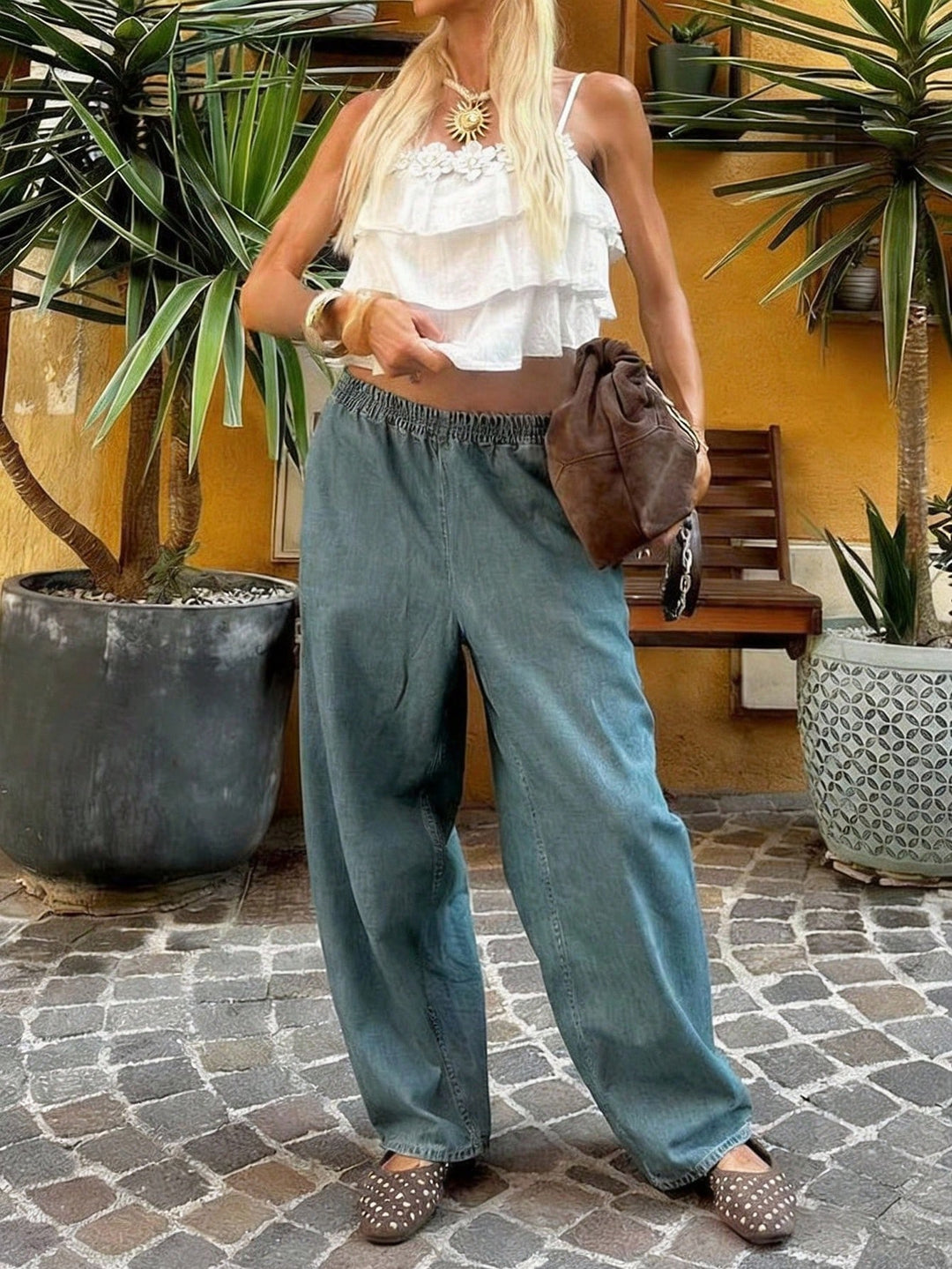 Top SHEIN, alb