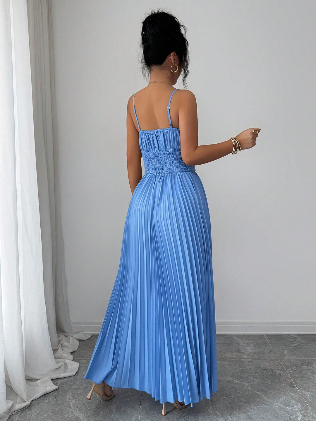 Rochie maxi SHEIN, albastru
