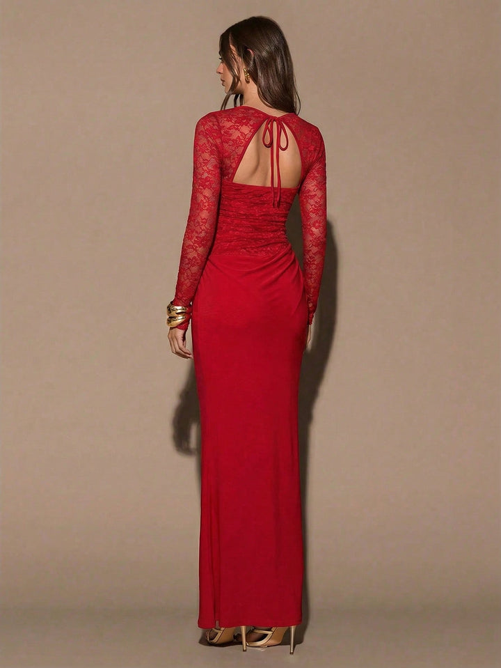 SHEIN Maxi ruha, piros