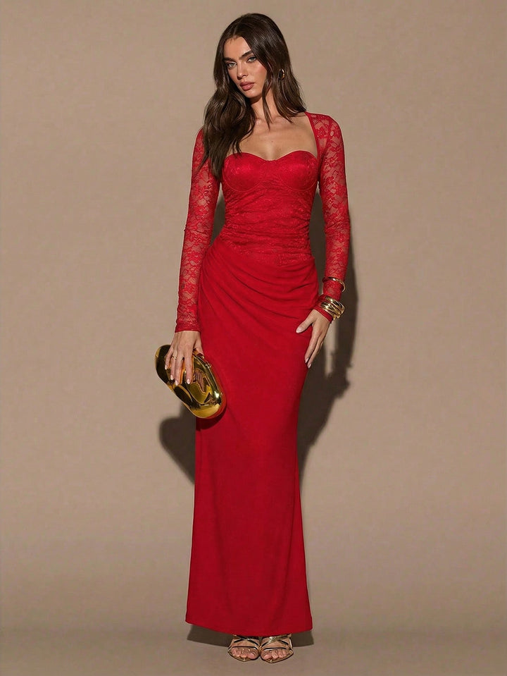 SHEIN Maxi ruha, piros