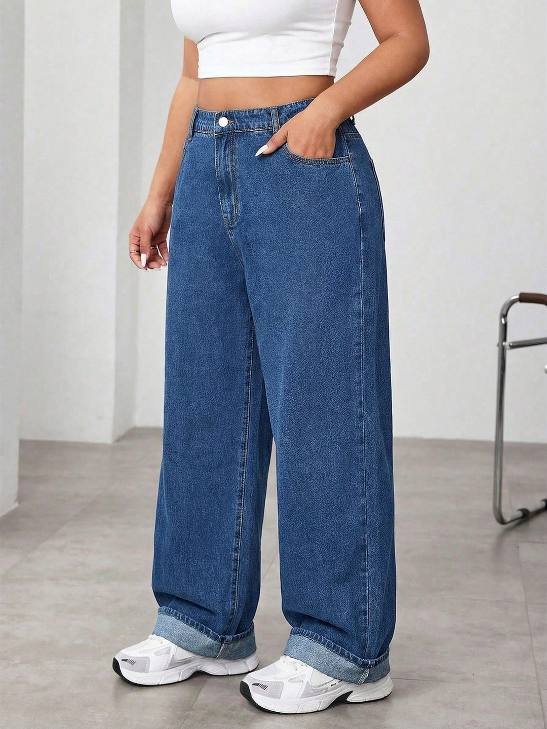 Jeans SHEIN, albastru