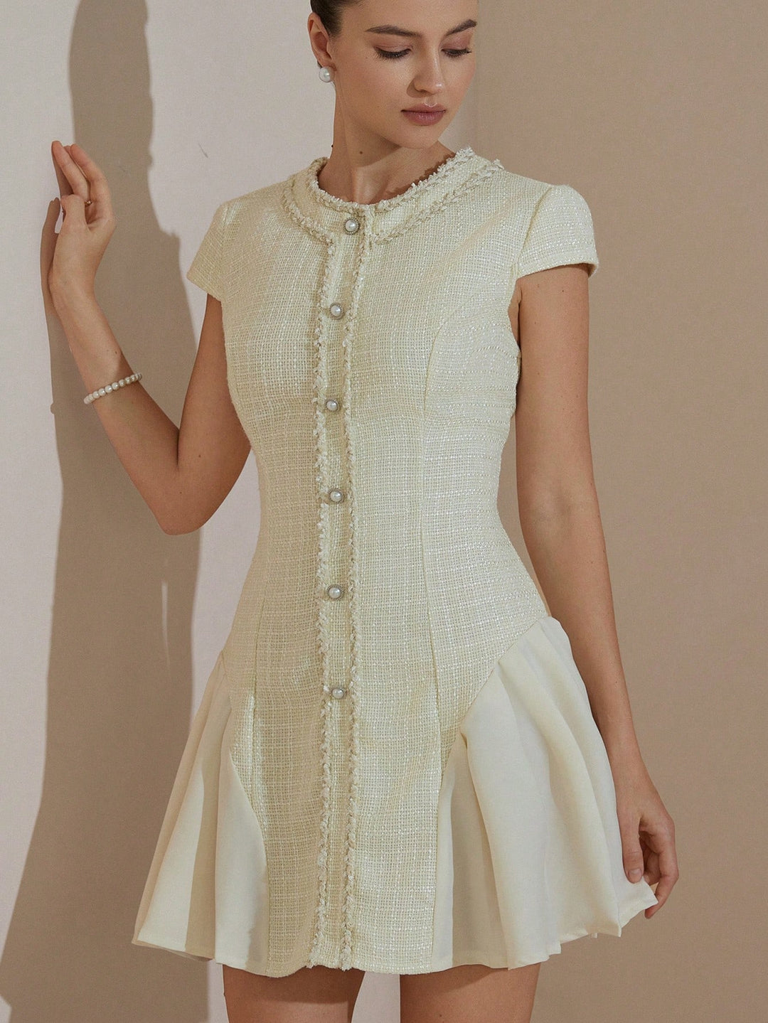 Rochie scurtă SHEIN, alb