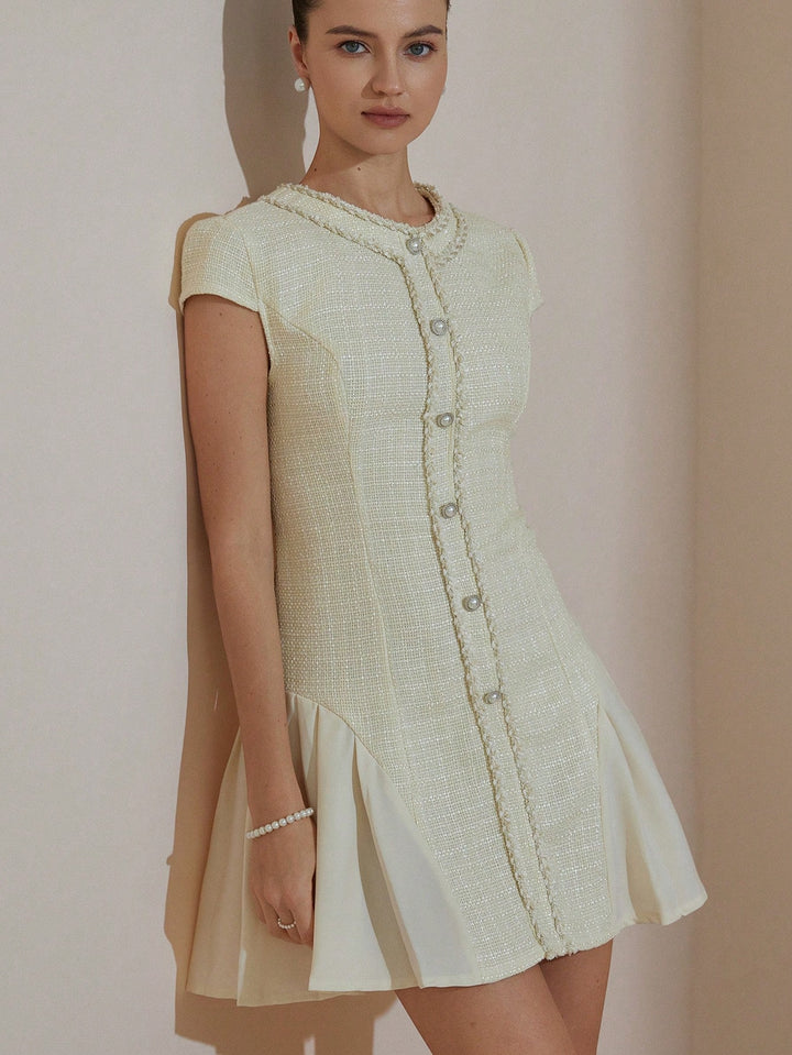 Rochie scurtă SHEIN, alb