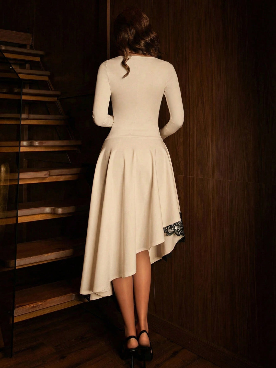 Rochie midi SHEIN, bej