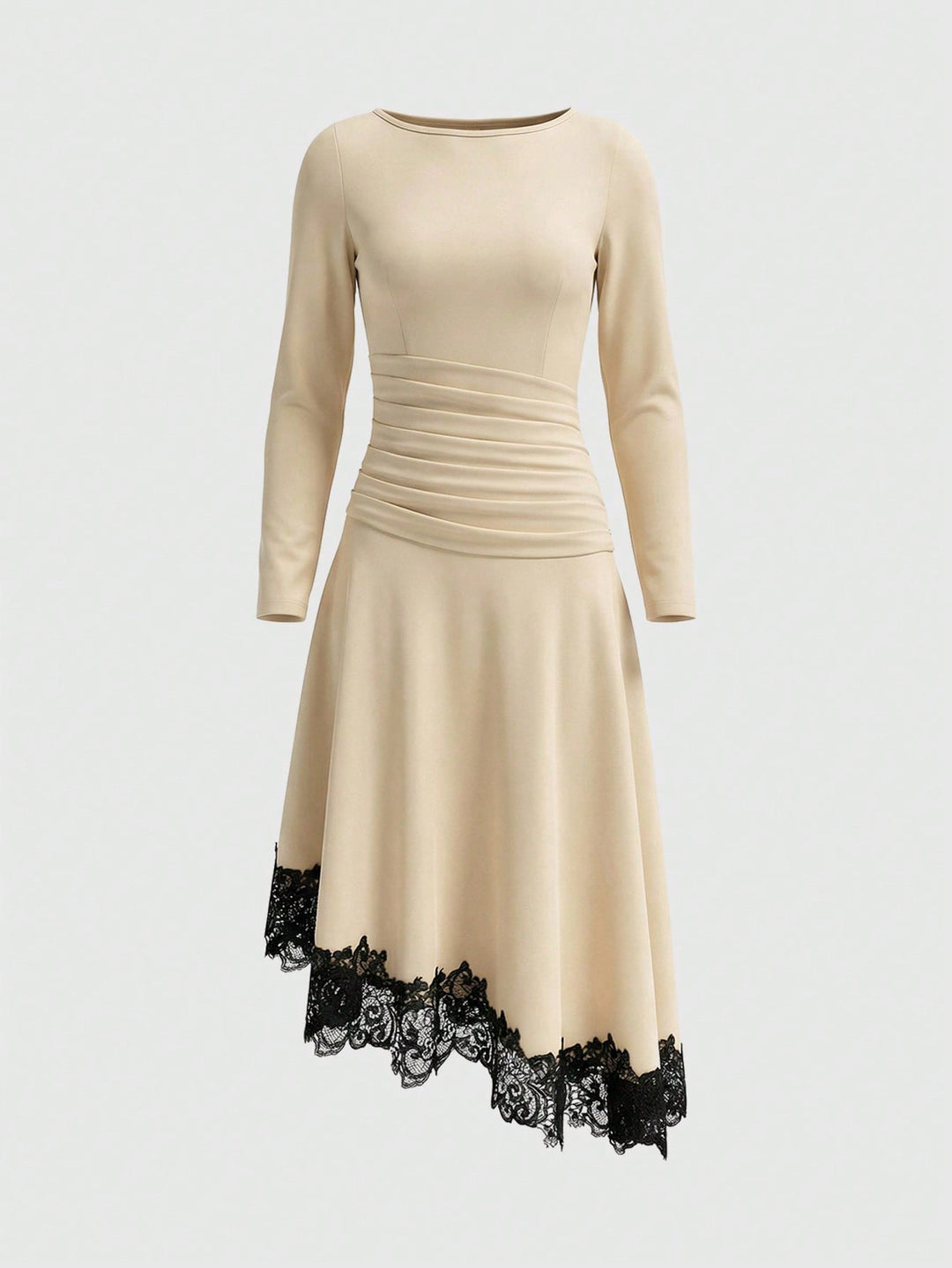Rochie midi SHEIN, bej