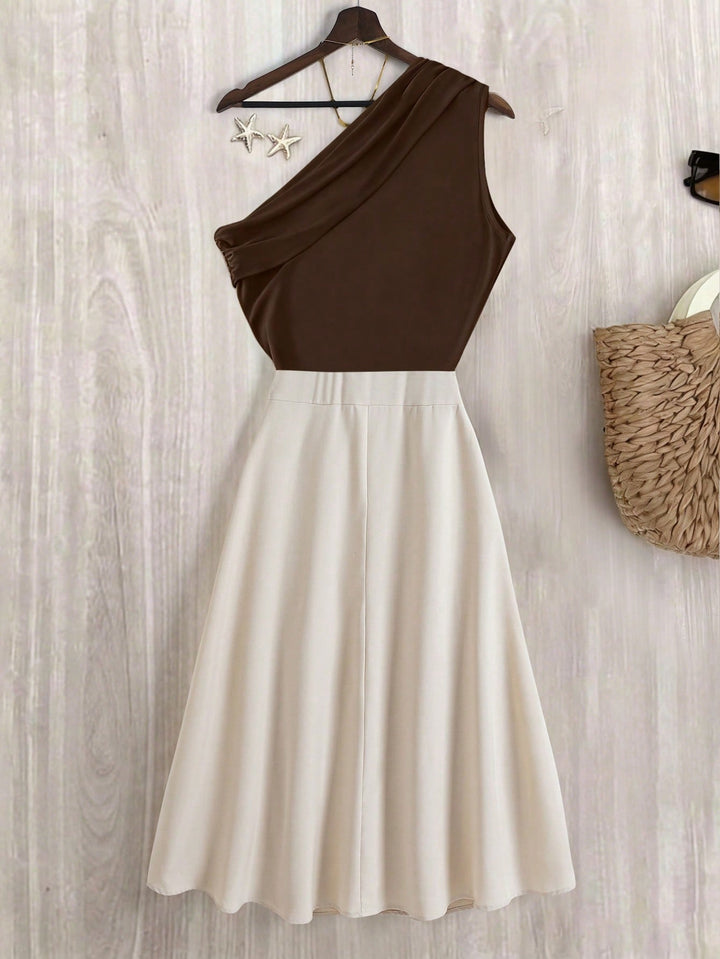 Rochie maxi SHEIN, mix culori