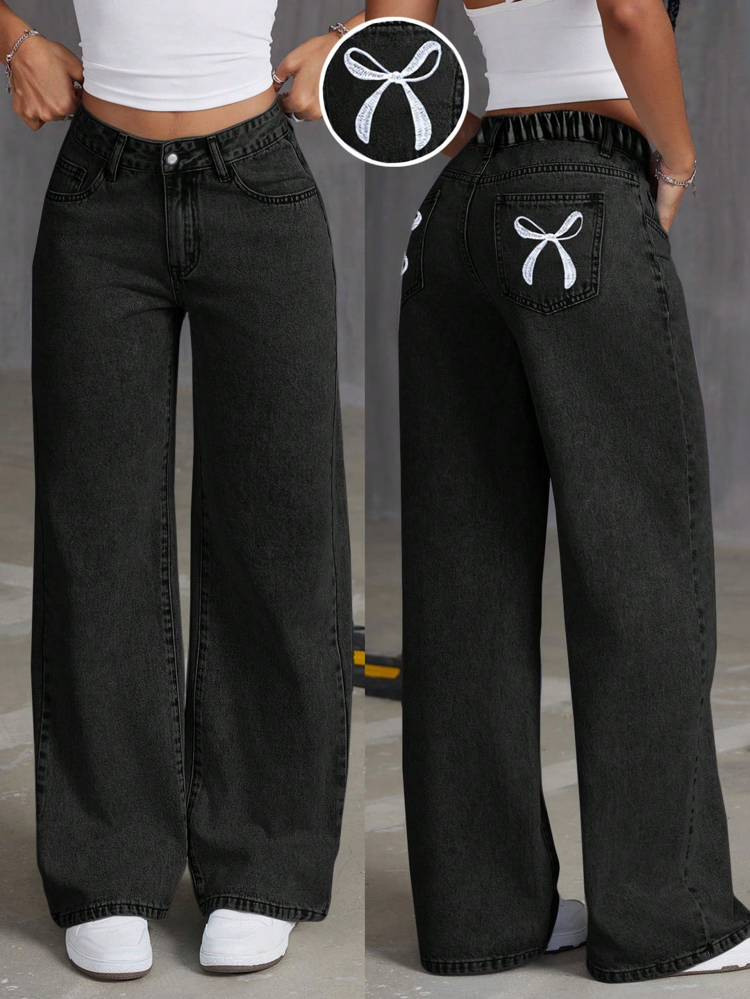 Jeans SHEIN, negru