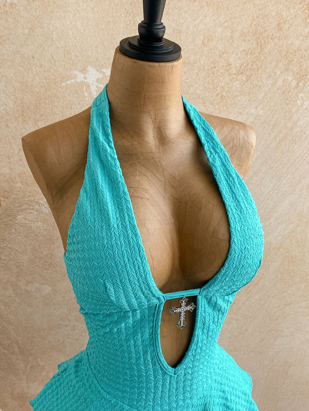 Rochie mini SHEIN, verde