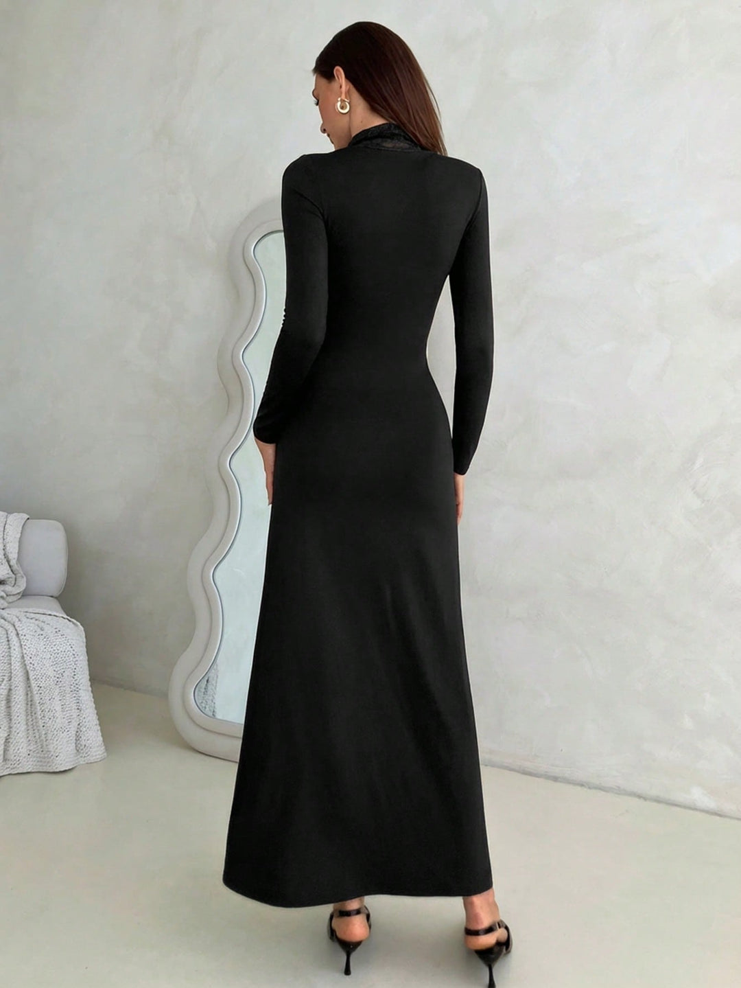 Rochie maxi SHEIN, negru