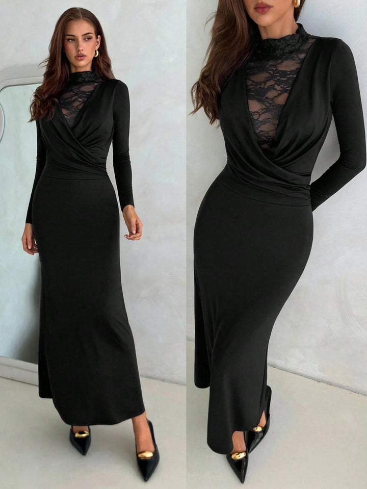Rochie maxi SHEIN, negru
