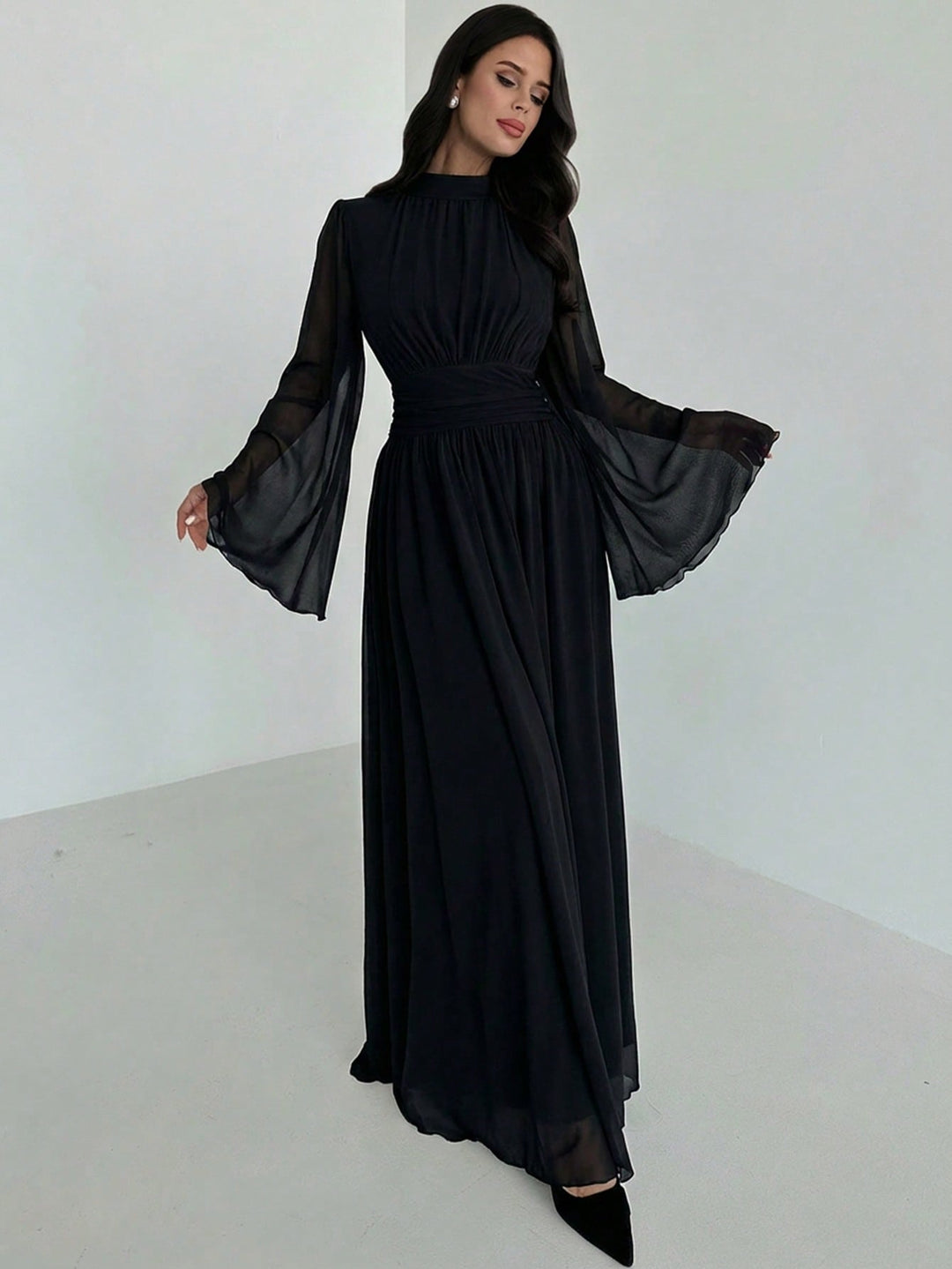 Rochie maxi SHEIN, negru