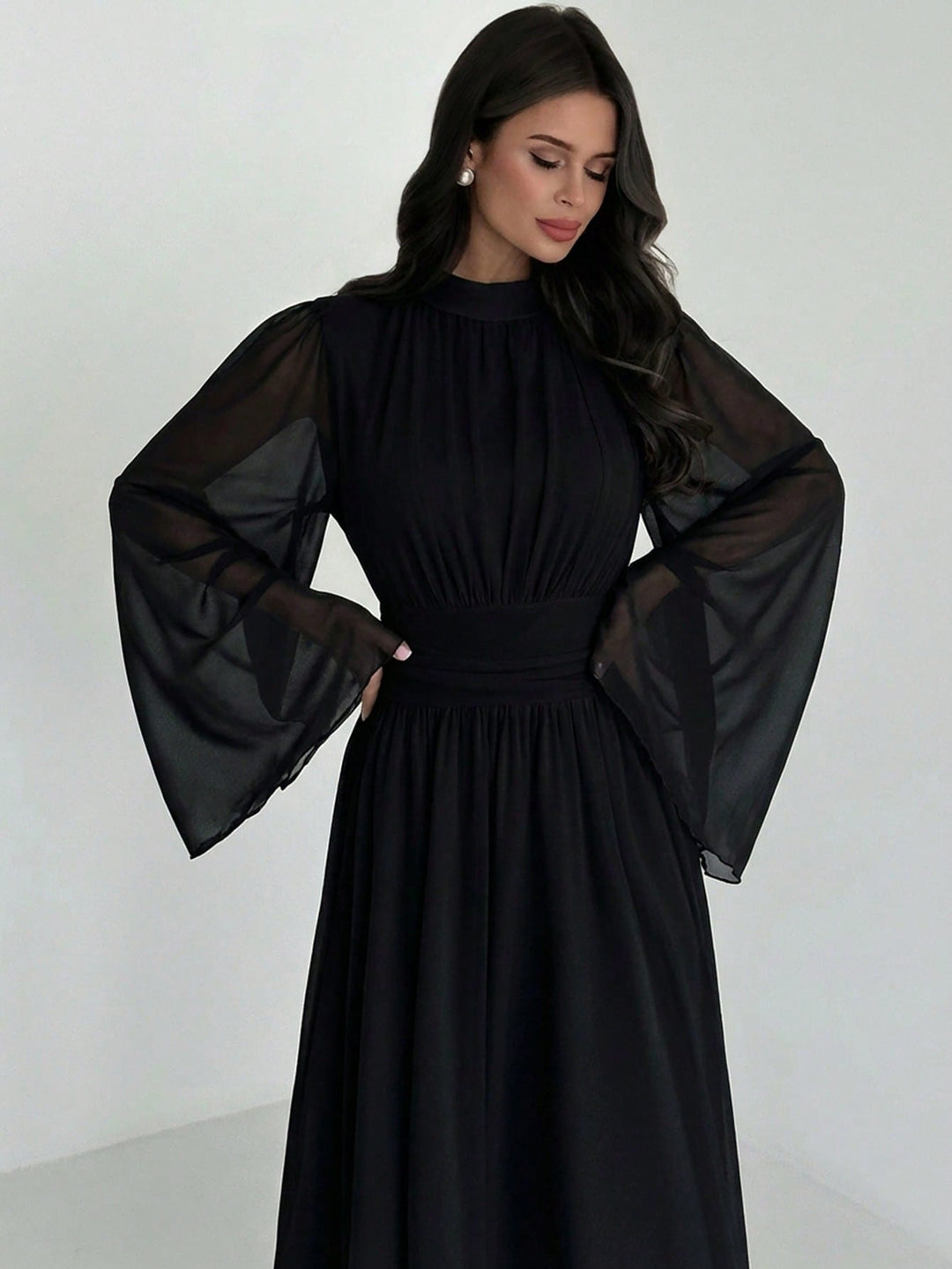 Rochie maxi SHEIN, negru