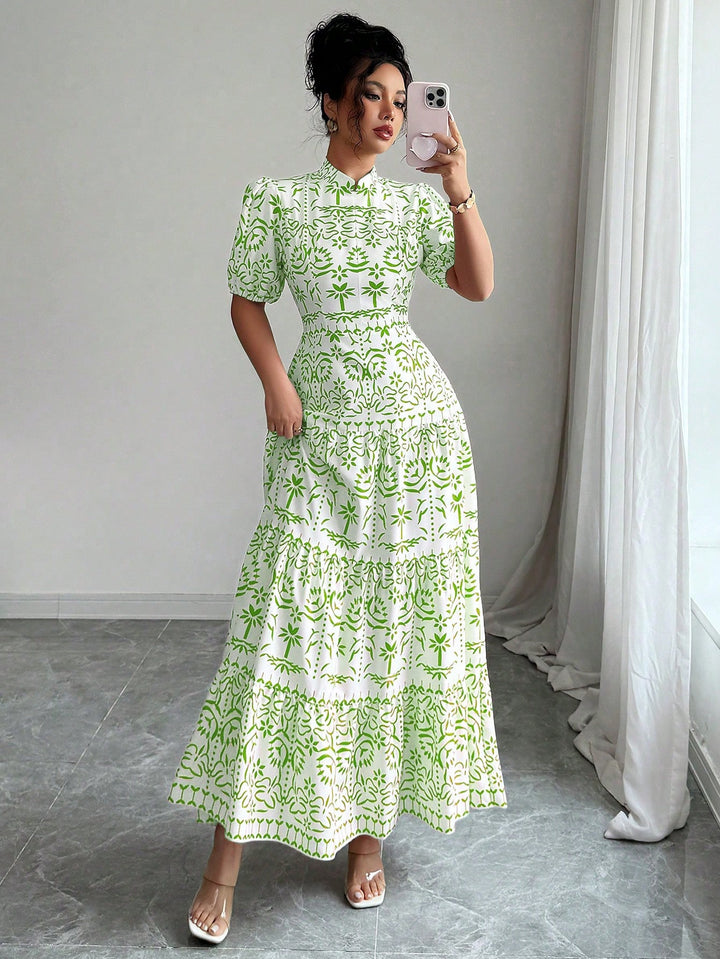 Rochie maxi SHEIN, verde