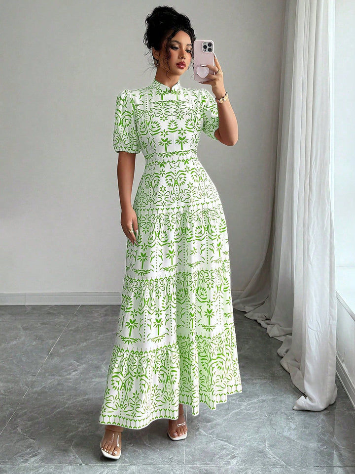 Rochie maxi SHEIN, verde
