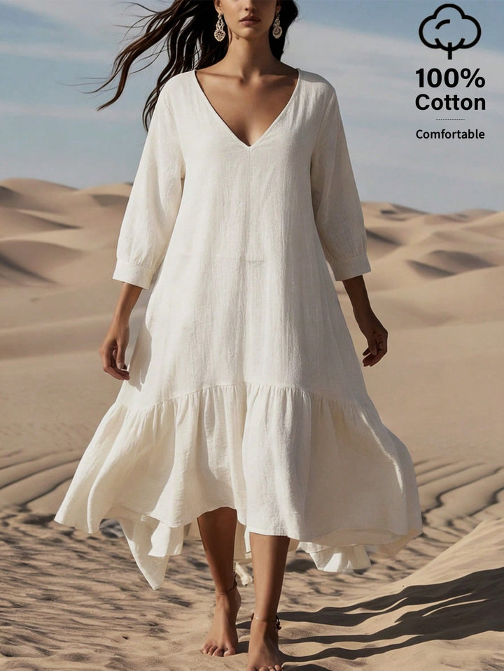 Rochie maxi SHEIN, alb
