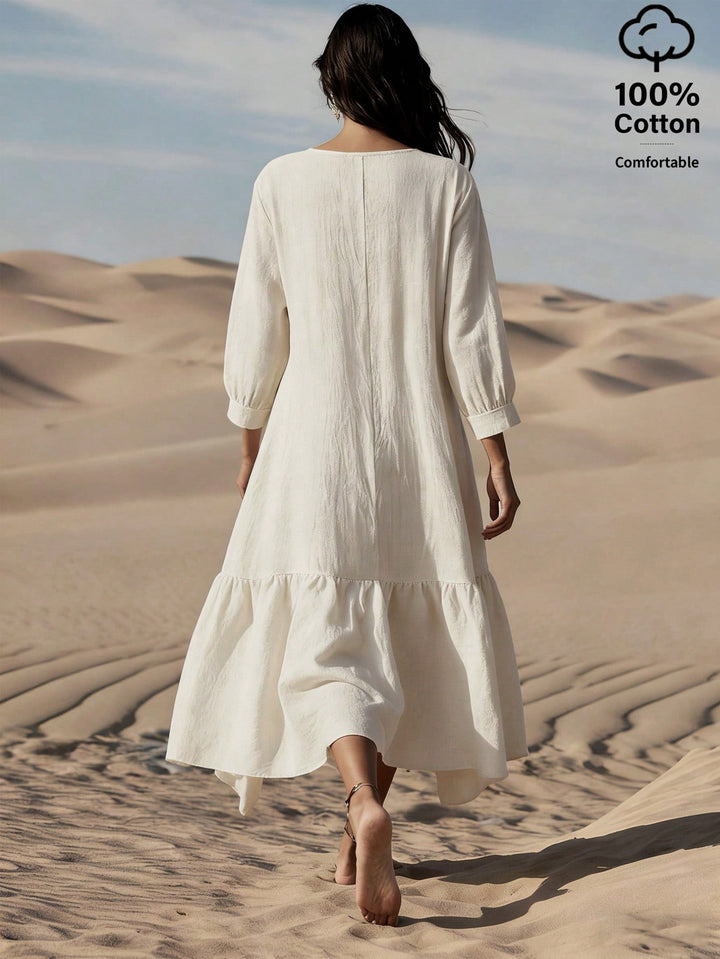 Rochie maxi SHEIN, alb