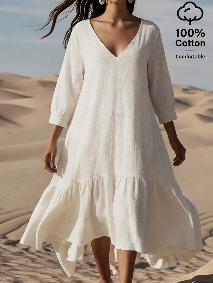 Rochie maxi SHEIN, alb